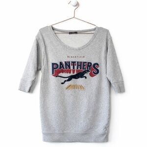 Vintage Zara “Panthers” Gray Graphic Sweatshirt